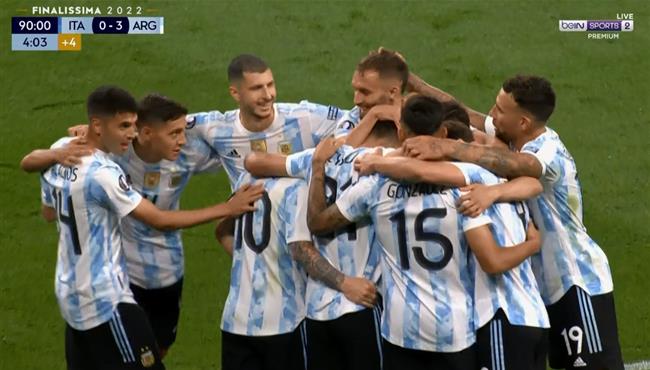 اهداف مباراة الارجنتين وايطاليا 3 0 نهائي كاس الابطال