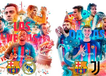 برشلونة يعلن موعد مباراتيه مع ريال مدريد ويوفنتوس في جولته الصيفية