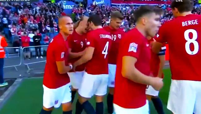 اهداف مباراة النرويج والسويد 3 2 دوري الامم الاوروبية