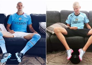 أول تعليق من هالاند بعد انتقاله إلى مانشستر سيتي