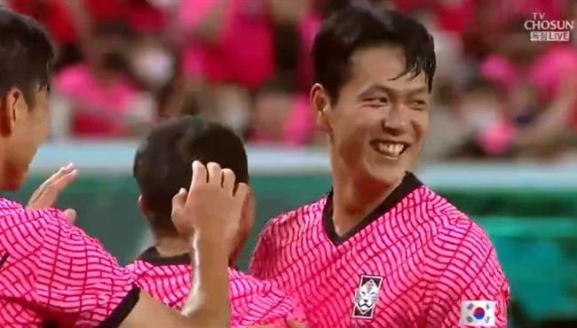 هدف كوريا الجنوبية الثاني في مرمي مصر مباراة ودية