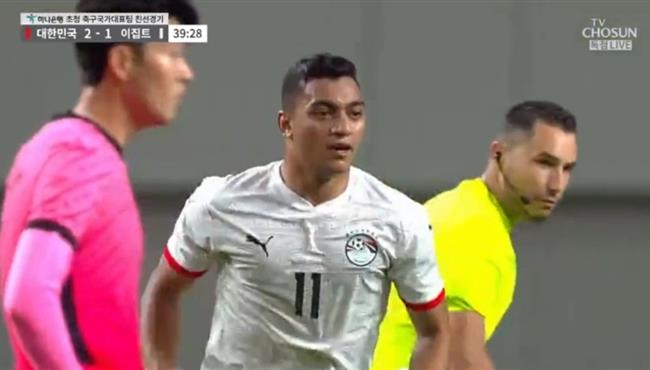 هدف مصطفي محمد في مرمي كوريا الجنوبية