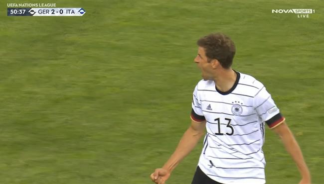 هدف المانيا الثالث في مرمي ايطاليا بدوري الامم الاوروبية