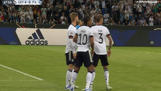 هدف تيمو فيرنرالاول في مرمي ايطاليا