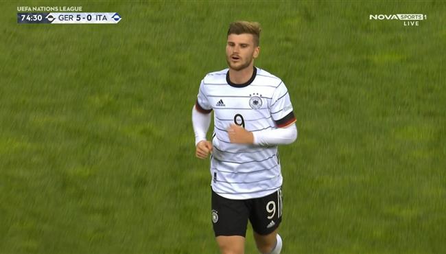 هدف تيمو فيرنرالثاني في مرمي ايطاليا