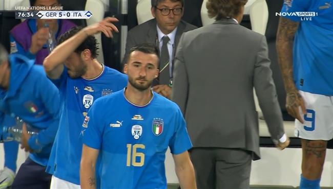 هدف ايطاليا الاول في مرمي المانيا