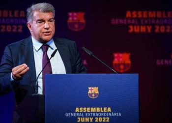 بالأرقام لابورتا يوضح خطته للتخلص من ديون برشلونة ويؤكد لن نبقى تحت سيطرة أحد