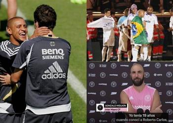 هيجواين يشيد بـ دور كارلوس معه عندما انضم إلى ريال مدريد