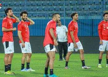 صور محمد صلاح يشارك في مران منتخب مصر استعداد ا لمواجهة غينيا