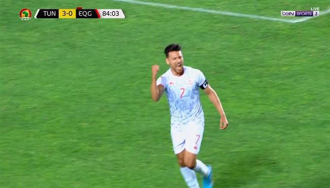 هدف يوسف المساكني الثاني في مرمي غينيا الاستوائية بتصفيات كاس امم افريقيا