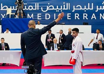 أحمد أيمن يحقق برونزية الكاراتية تحت 76 كيلو في دورة ألعاب البحر المتوسط