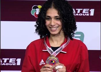 ميدالية جديدة ريم أحمد تحصد فضية دورة ألعاب البحر المتوسط في الكاراتيه