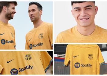 فيديو وصور برشلونة ي علن عن قميصه الثاني للموسم الجديد