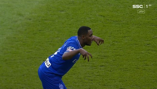 هدف الهلال الاول في مرمي الفيصلي بالدوري السعودي ايجالو