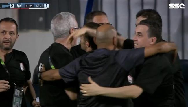 هدف فوز الرائد علي ابها 1 0 الدوري السعودي