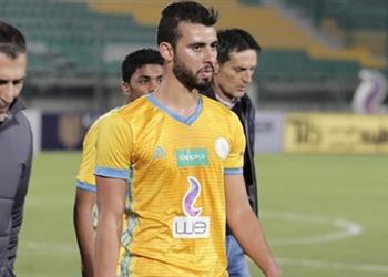 فيديو سقوط مرعب لـ باهر المحمدي في مباراة الإسماعيلي وغزل المحلة