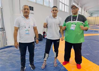 يحيى حافظ ي حقق ميدالية جديدة لـ مصر في المصارعة بدورة ألعاب البحر المتوسط