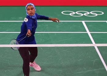 ضحى هاني تحصد برونزية الريشة الطائرة في دورة ألعاب البحر المتوسط