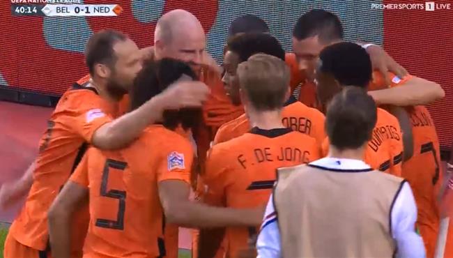 اهداف مباراة هولندا وبلجيكا 4 1 دوري الامم الاوروبية