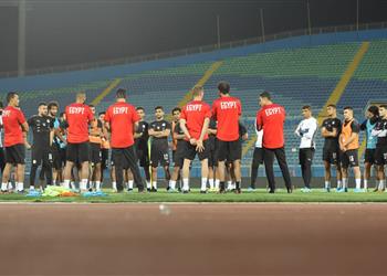 صور مران منتخب مصر محمد النني يغيب عن التدريبات الأخيرة قبل مواجهة غينيا