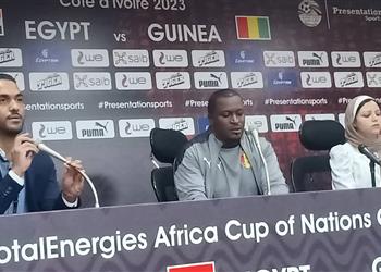 مدرب غينيا لم أتوقع هدف منتخب مصر المحظوظ وواجهنا لاعبين مميزين بخلاف محمد صلاح