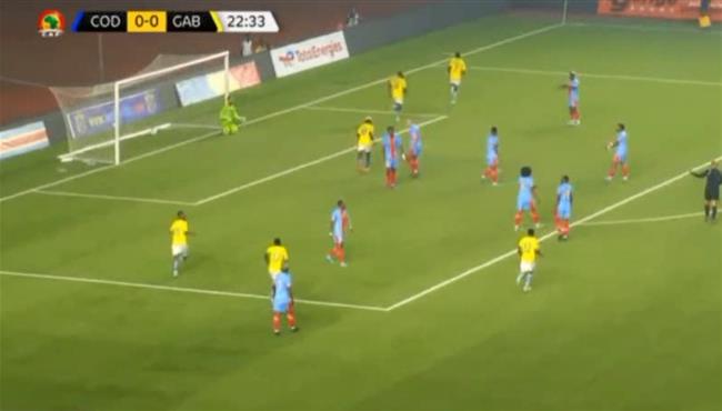 هدف فوز الجابون علي الكونغو الديموقراطية 1 0 تصفيات كاس امم افريقيا