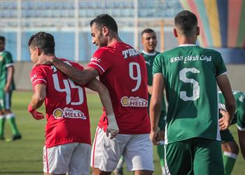 فيديو الأهلي يفوز بخماسية على الدفاع الجوي استعداد ا لمباراة كأس مصر