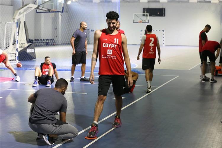 تدريب منتخب مصر لكرة السلة