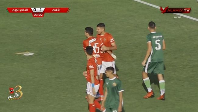 اهداف مباراة الاهلي والدفاع الجوي 5 0 مباراة ودية
