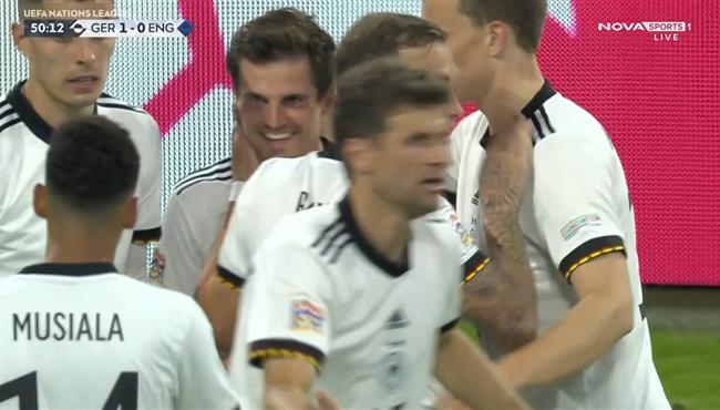اهداف مباراة المانيا وانجلترا 1 1 دوري الامم الاوروبية