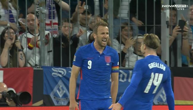 هدف هاري كين القاتل في مرمي المانيا بدوري الامم الاوروبية