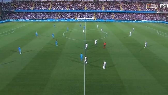 ملخص مباراة ايطاليا والمجر 2 1 دوري الامم الاوروبية