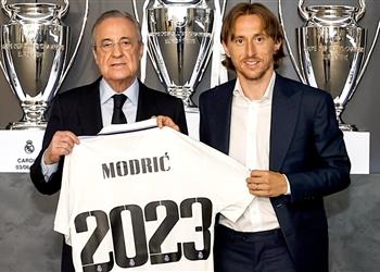 رسمي ا ريال مدريد ي علن تمديد عقد مودريتش