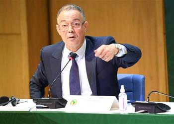 صورة فوزي لقجع يجتمع مع موسيماني ووليد الركراكي في المغرب