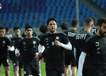 صور منتخب مصر يختتم تدريباته استعداد ا لمواجهة إثيوبيا
