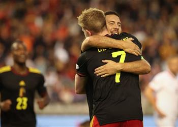 فيديو بلجيكا تسحق بولندا بسداسية في دوري الأمم الأوروبية