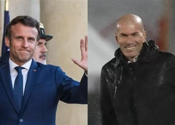 رئيس فرنسا يتمنى تدريب زيدان لـ باريس سان جيرمان
