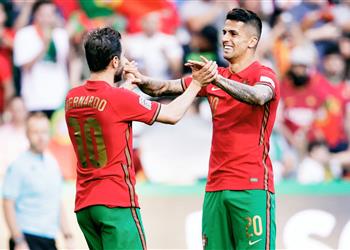 فيديو هدفان في 5 دقائق البرتغال تهزم التشيك وتتصدر مجموعتها بدوري الأمم الأوروبية