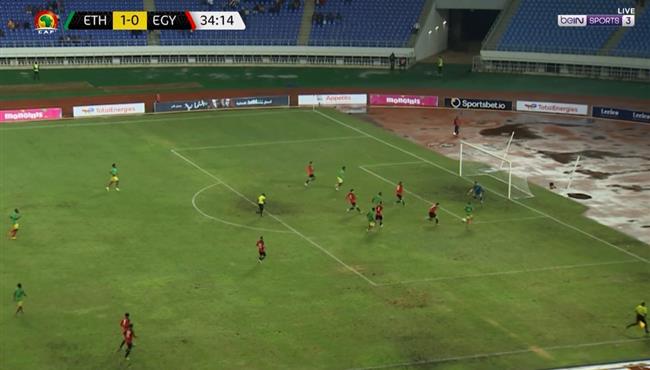 هدف اثيوبيا الملغي امام مصر بتصفيات كاس امم افريقيا