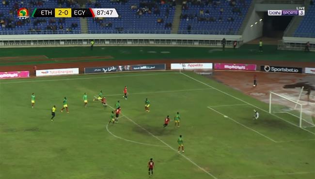 فرصة خطيره لمصر علي مرمي اثيوبيا بتصفيات كاس امم افريقيا