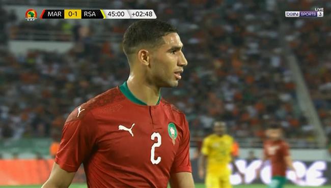 حارس جنوب افريقيا يمنع هدف محقق لاشرف حكيمي