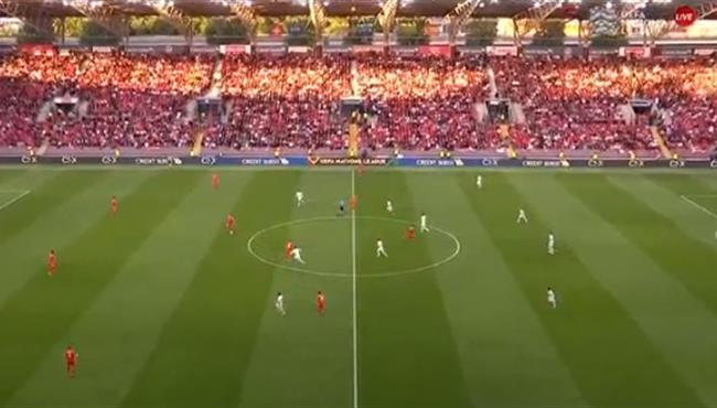 ملخص مباراة اسبانيا وسويسرا 1 0 دوري الامم الاوروبية