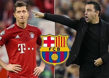 كواليس لقاء تشافي وليفاندوفسكي في إسبانيا