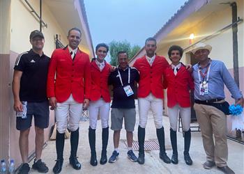 منتخب مصر للفروسية يتوج بـ فضية دورة ألعاب البحر المتوسط