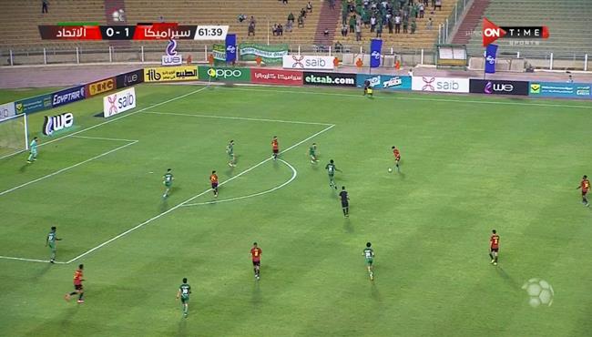 هدف مصطفي سعد العالمي في مباراة سيراميكا كليوباترا والاتحاد السكندري