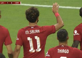 فيديو محمد صلاح يسجل هدف ليفربول الثاني أمام كريستال بالاس