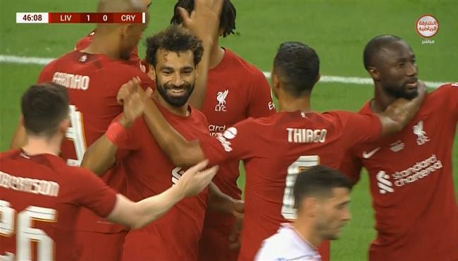 هدف محمد صلاح في مرمي كريستال بالاس