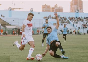 فيديو قطار الزمالك يدهس غزل المحلة بثنائية بن شرقي في الدوري المصري