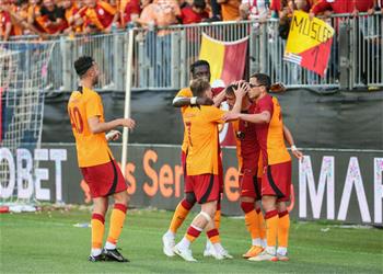 بمشاركة مصطفى محمد جالطة سراي يفوز ودي ا على سيجما أولوموتس