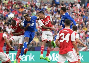 فيديو محمد النني يشارك وجيسوس يواصل تألقه في فوز آرسنال الودي أمام إيفرتون